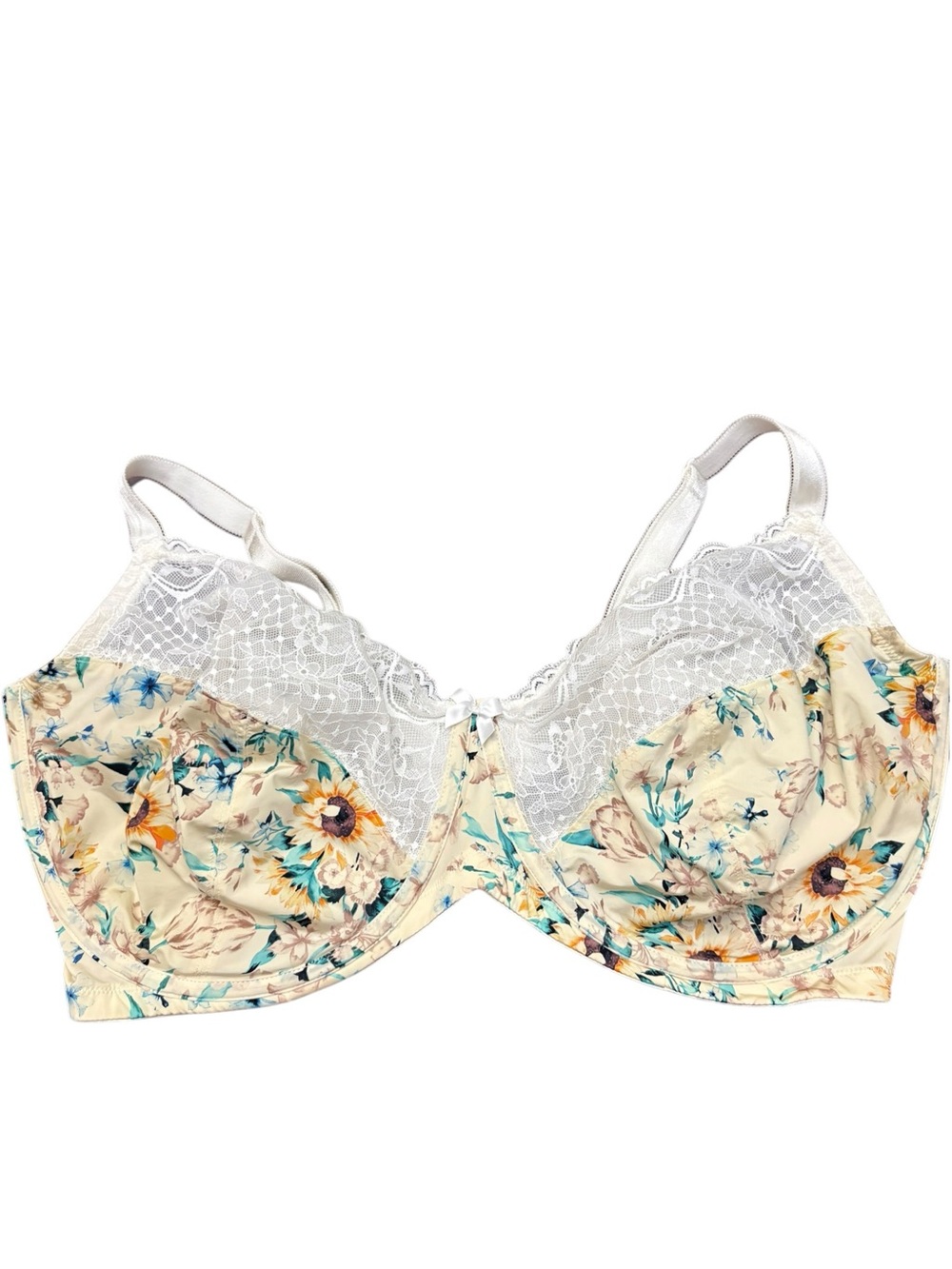 Torrid Unlined Full Coverage Floral Lace Bra. Size 42H